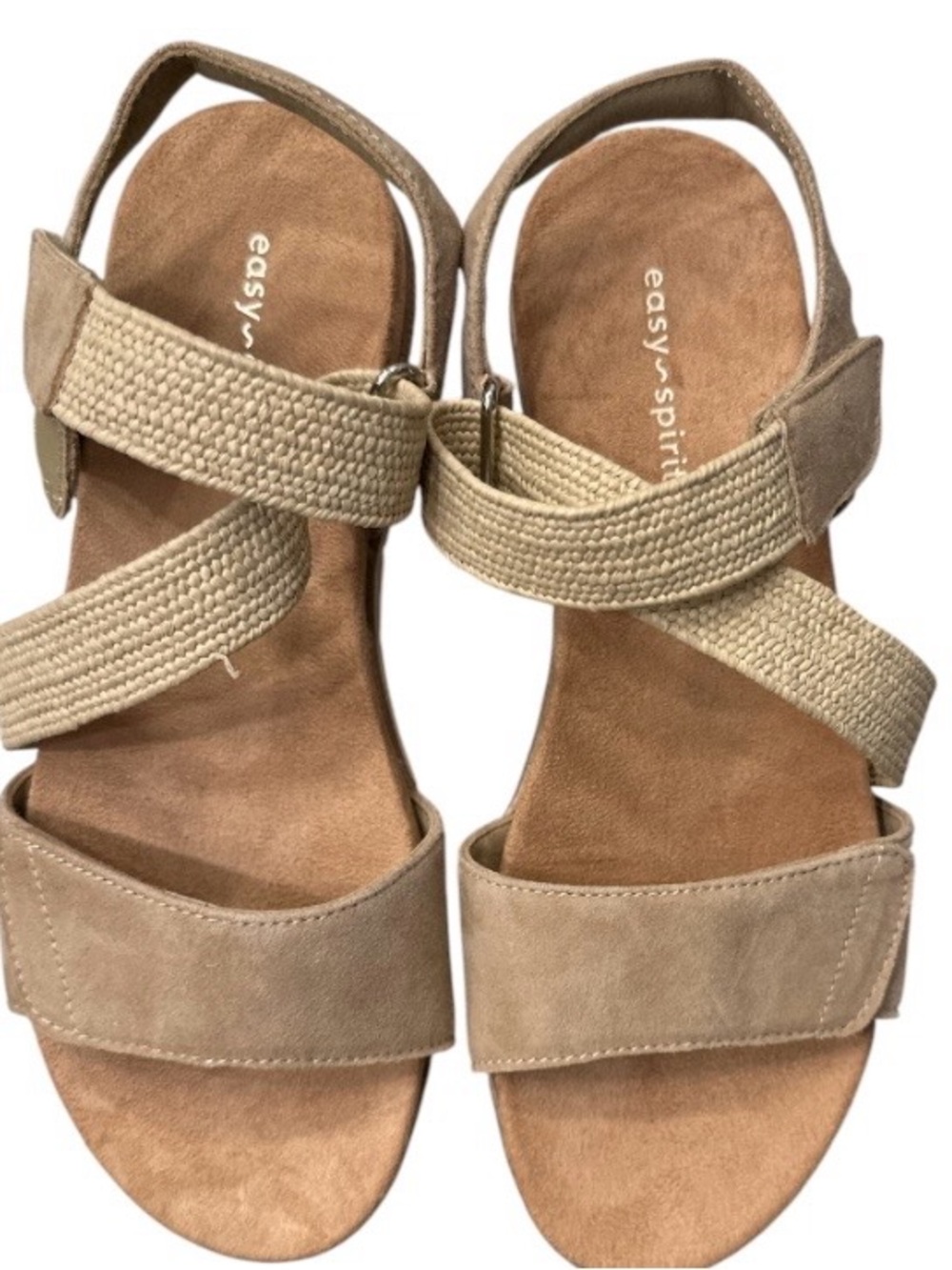 New Easy Spirit 'Sehillary' Sandals Beige Size 6M
